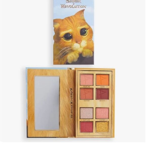 Revolution Beauty X Shrek Puss In Boots Mini Shadow Palette - Picture 8 of 8